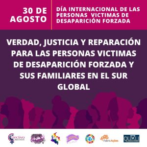30 de agosto | Día Internacional de las Personas Víctimas de Desaparición Forzada