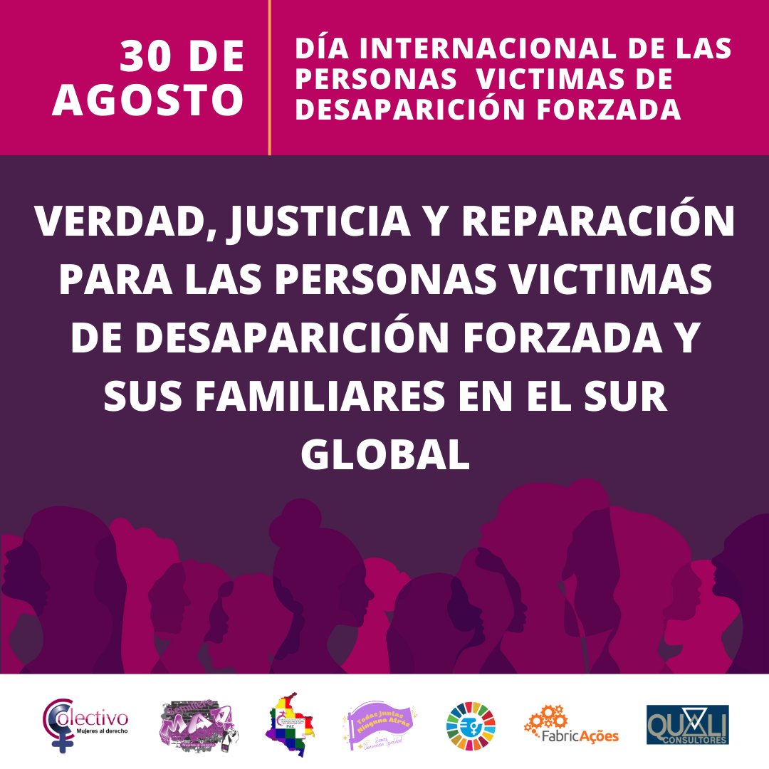 30 de agosto | Día Internacional de las Personas Víctimas de Desaparición Forzada