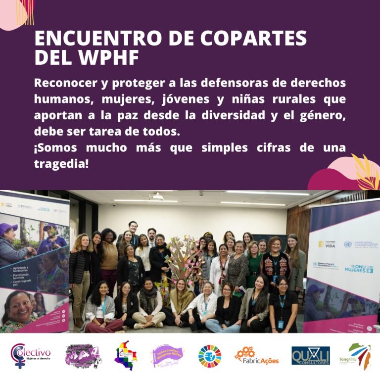 COLEMAD en el encuentro de copartes del WPH Fund