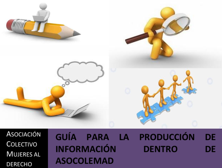 Portada de Guía para la producción de información COLEMAD